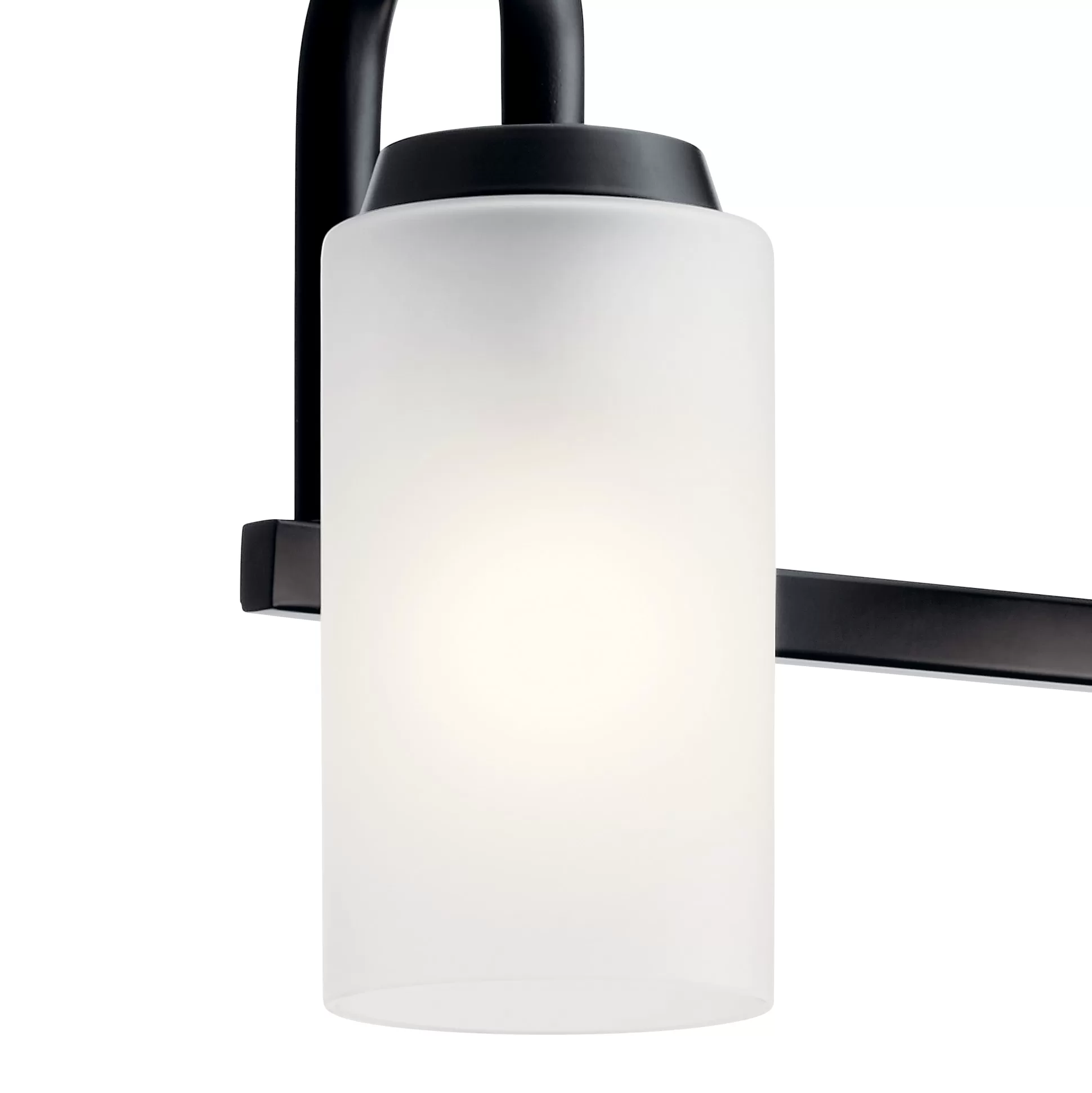 Kichler 55088BK Kennewick 32-in 4-Light Black Traditional Vanity Light - Image 2