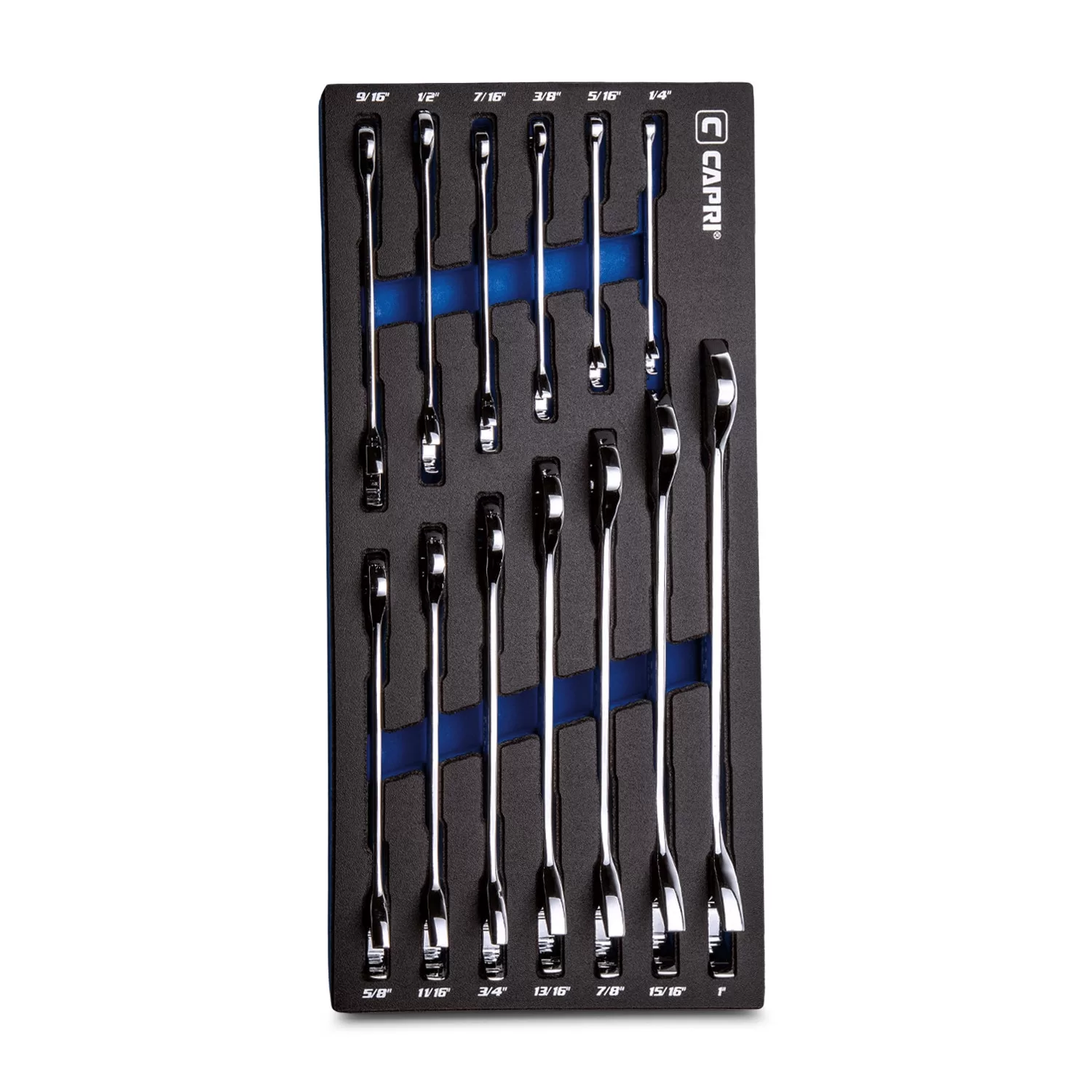 Capri Tools 13-Piece Set 6-point Standard (SAE) Standard Open End Wrench