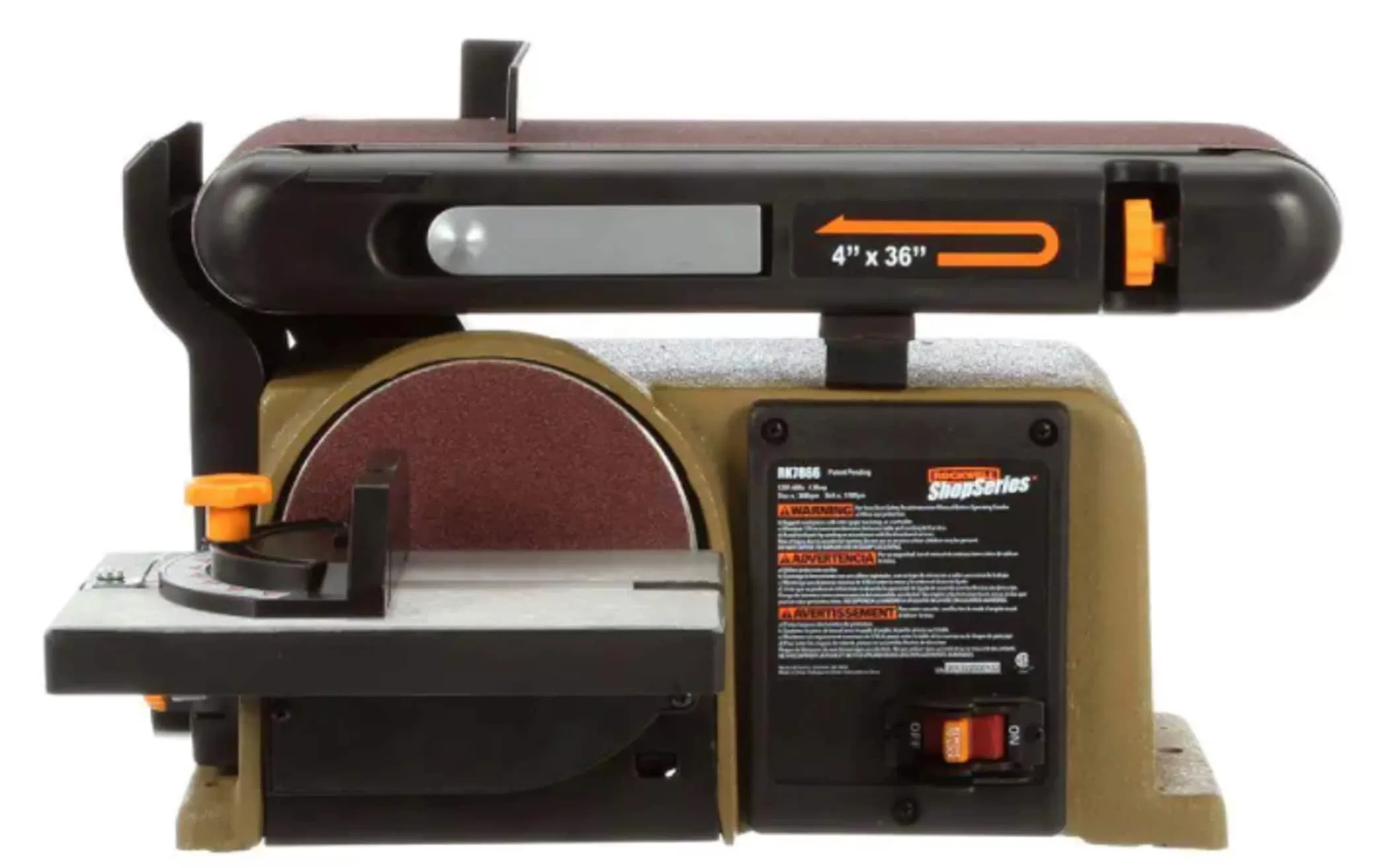 Shop Series by Rockwell 4.3-Amp Benchtop Sander - Image 7