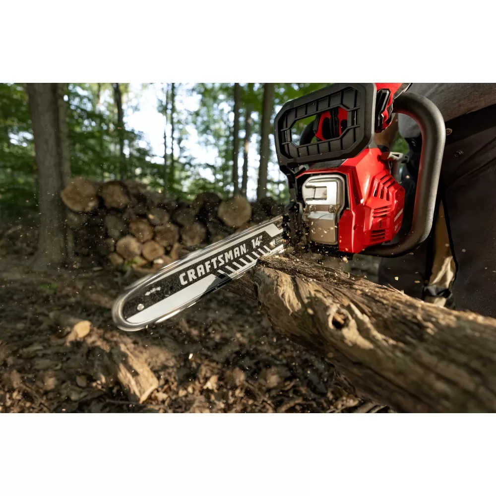 CRAFTSMAN CMXGSAMY42N4 S1450 14-in 42-cc 2-cycle Gas Chainsaw - Image 5