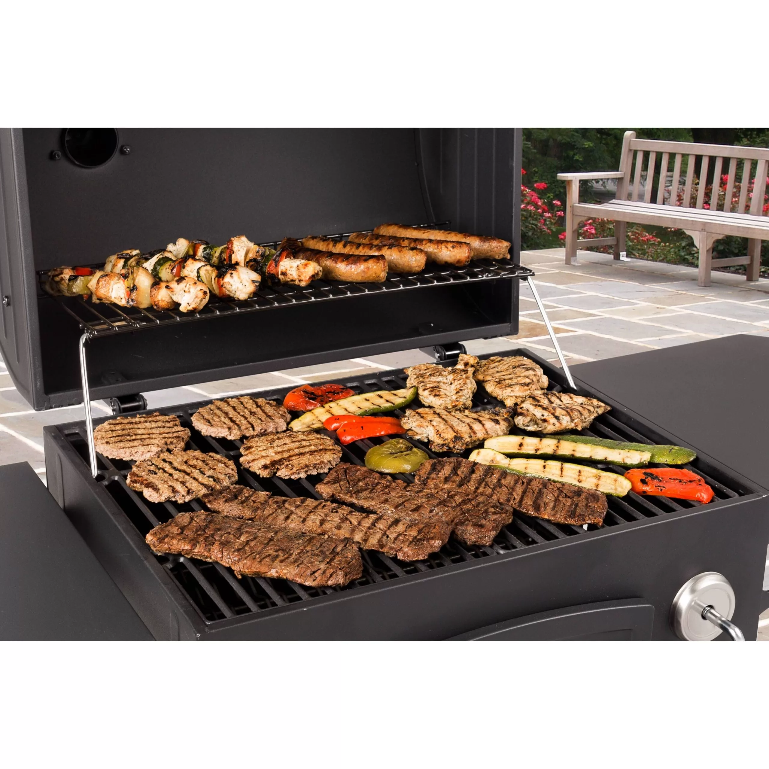 Dyna-Glo 22.5-in W Black Barrel Charcoal Grill - Image 9