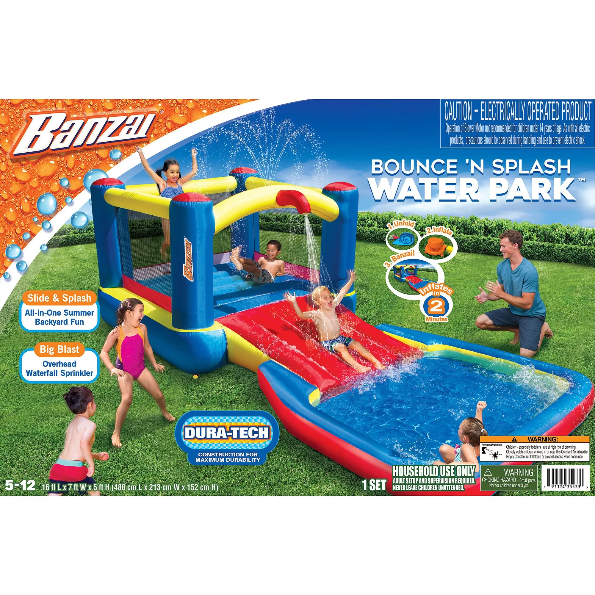 Banzai 16-in x PVC Bounce House - Image 5