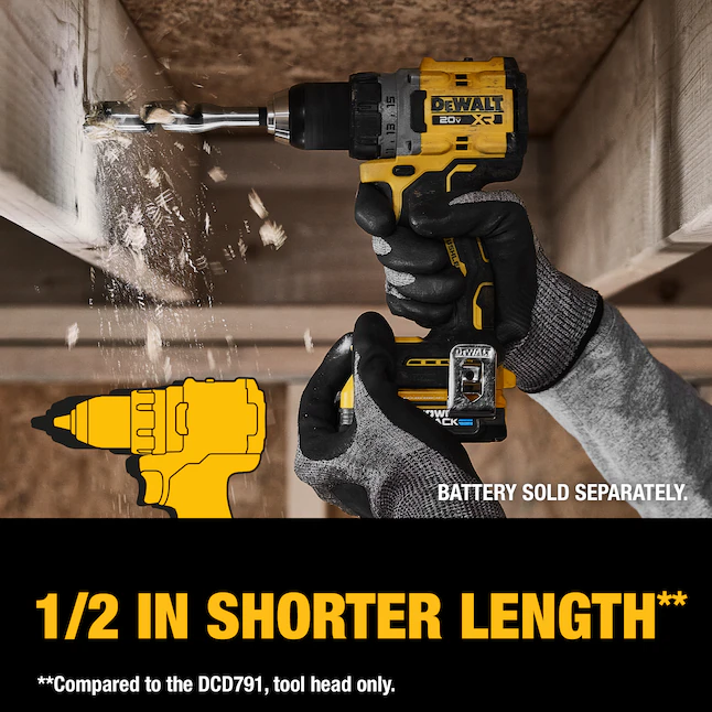 DEWALT DCD800B XR 20-volt Max 1/2-in Brushless Cordless Drill (Tool Only) - Image 4