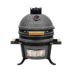 VESSILS MY13TT004 9.8-in W Gray Kamado Charcoal Grill
