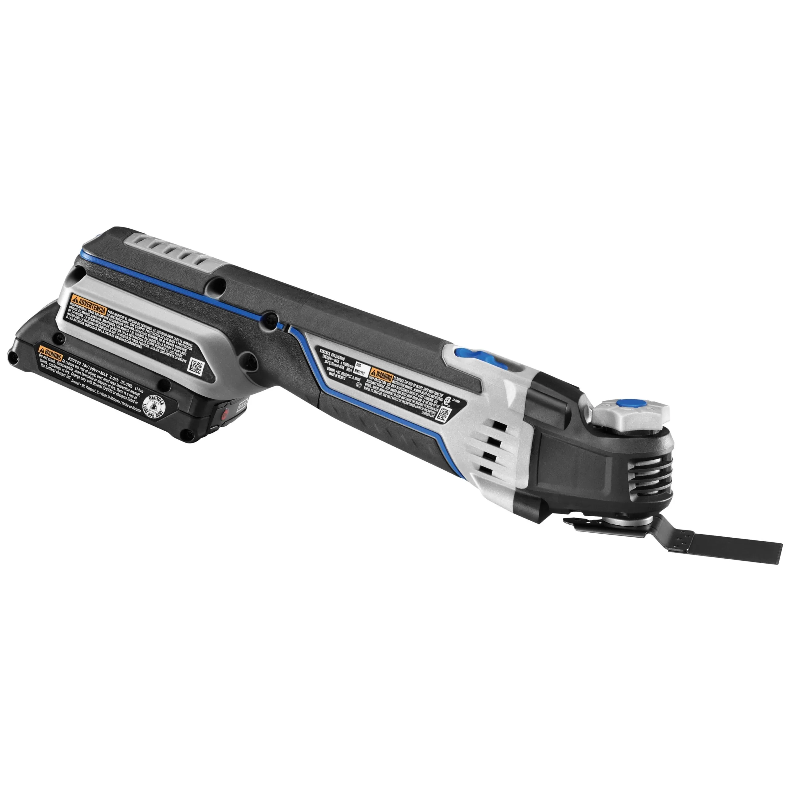 Dremel 8-Piece 2-Amp 20-volt Max Variable Speed Oscillating Multi-Tool Kit with Soft Case (1-Battery Included) - Image 5