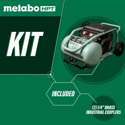 Alternative view of Metabo HPT The Tank 8-Gallon Single Stage Portable Corded Electric Horizontal Air Compressor