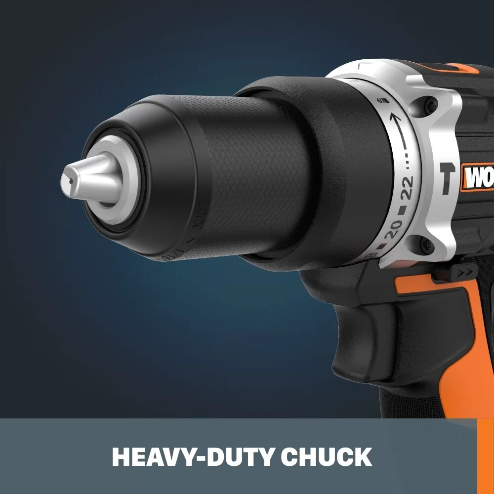 WORX Nitro Power Share Nitro 20-volt Max 1/2-in Brushless Cordless Drill (Tool Only) - Image 5