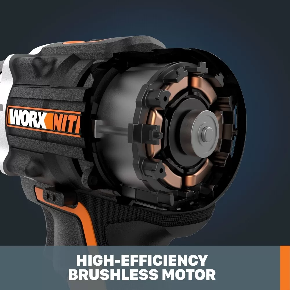 WORX Nitro Power Share Nitro 20-volt Max 1/2-in Brushless Cordless Drill (Tool Only) - Image 4