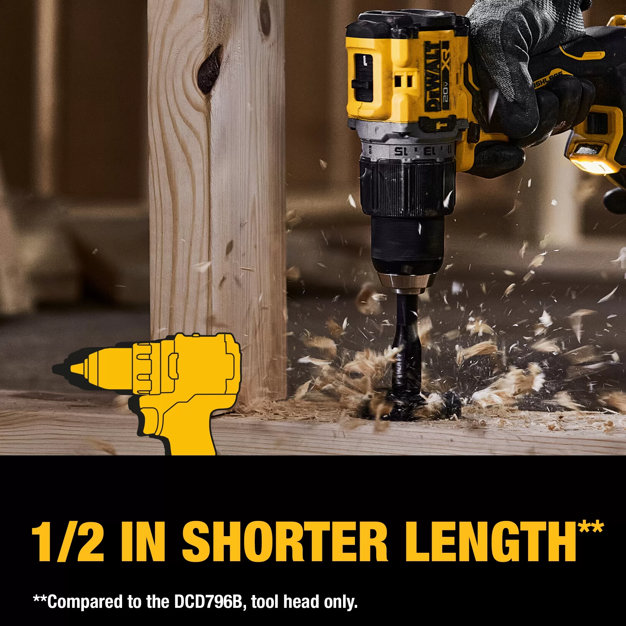 DEWALT 20V MAX XR HD-Impact Kit with 2 Batteries, Charger and Tool Bag - Image 6