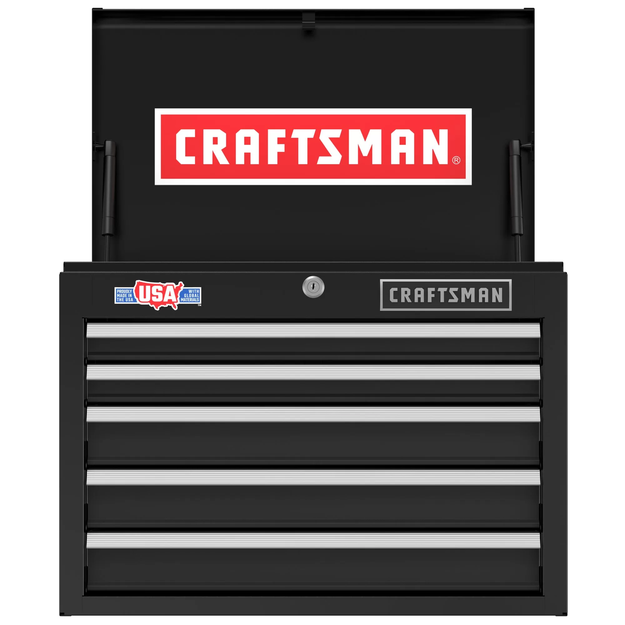 CRAFTSMAN 2000 Series 26-in W x 19.75-in H 5-Drawer Steel Tool Chest (Black) - Image 2