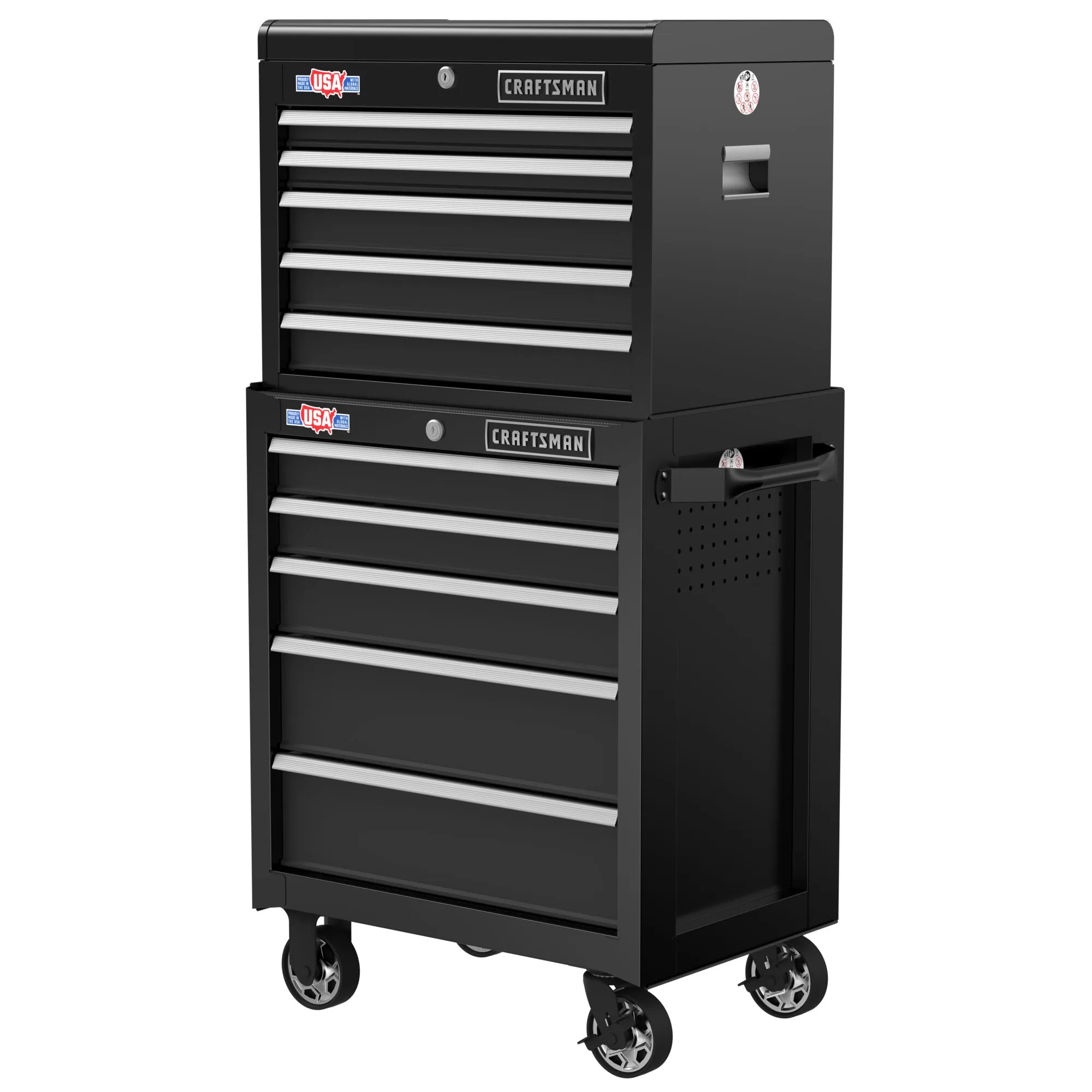 CRAFTSMAN 2000 Series 26-in W x 19.75-in H 5-Drawer Steel Tool Chest (Black) - Image 6