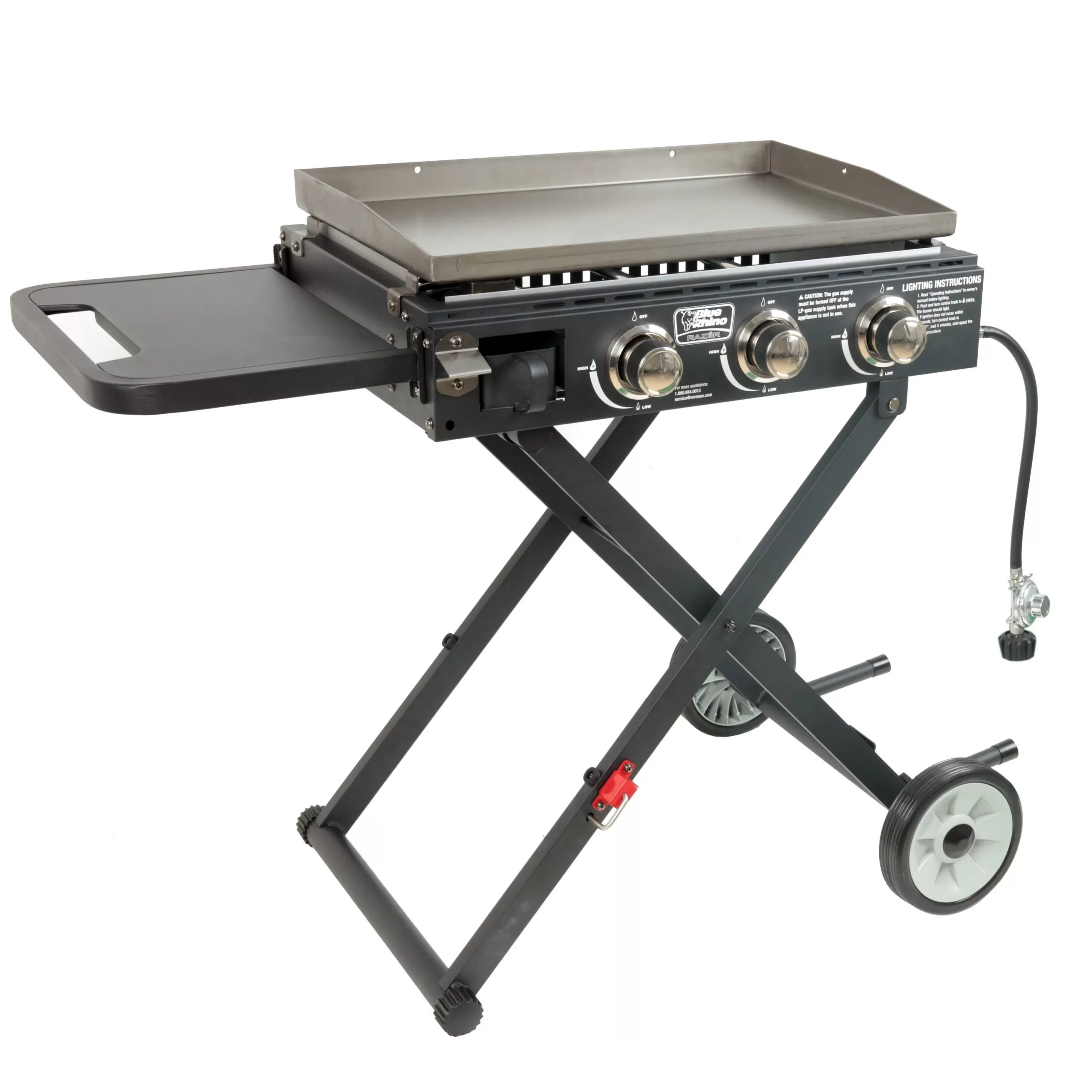Blue Rhino 3-Burner Liquid Propane Flat Top Grill - Image 3