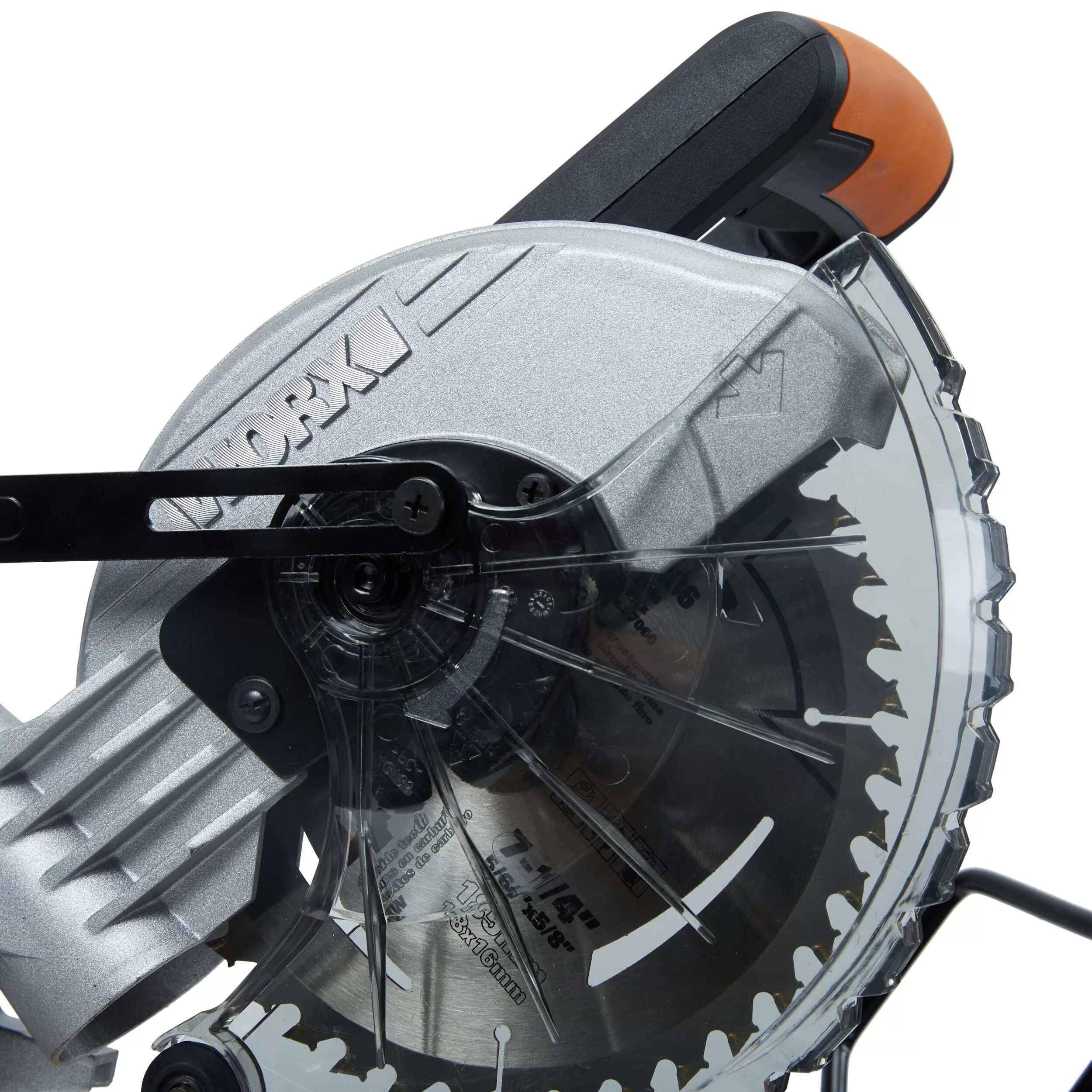 WORX Power Share POWER SHARE 7-1/4-in 20-volt Max Single Bevel Sliding Compound Cordless Miter Saw (Cordless) - Image 2