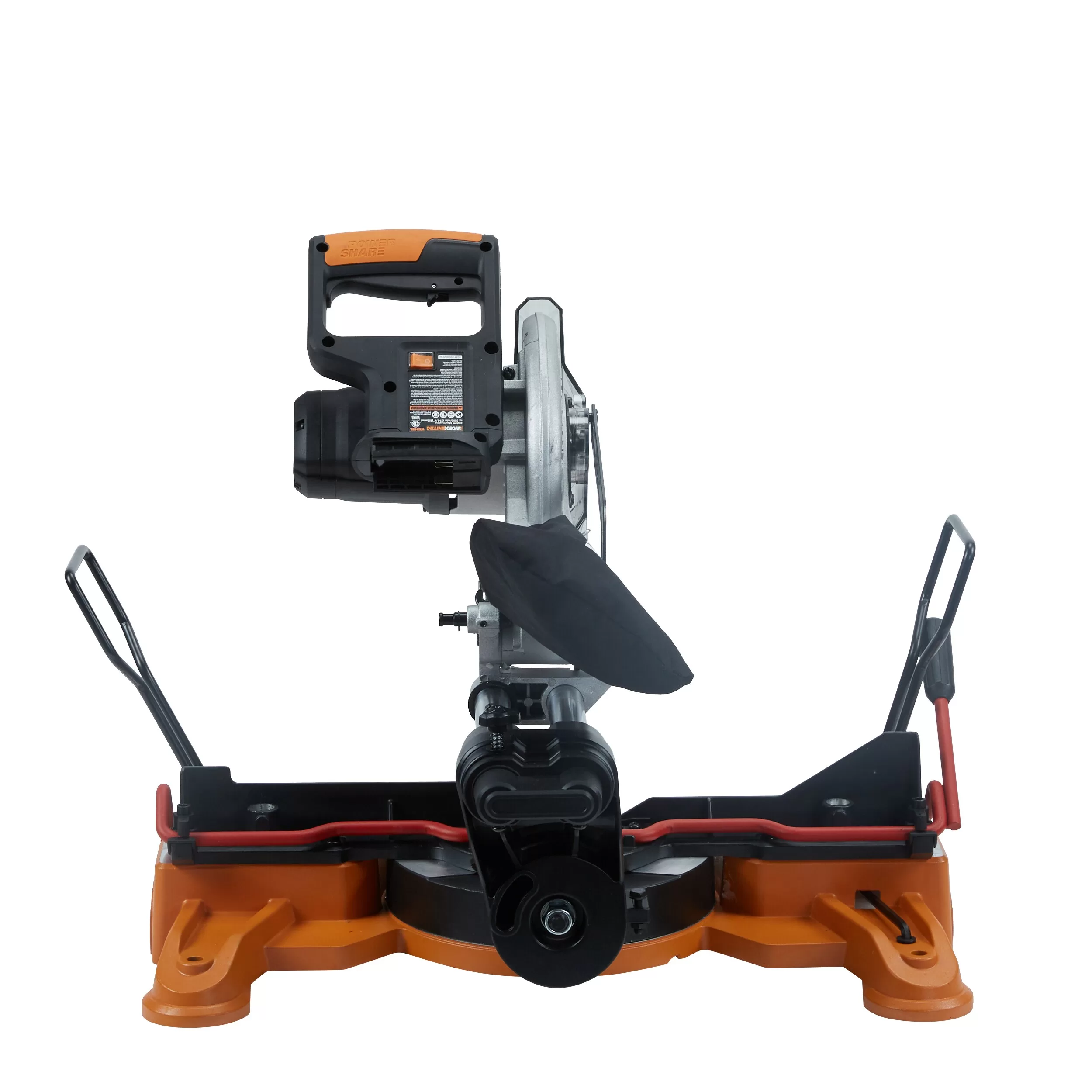 WORX Power Share POWER SHARE 7-1/4-in 20-volt Max Single Bevel Sliding Compound Cordless Miter Saw (Cordless) - Image 8
