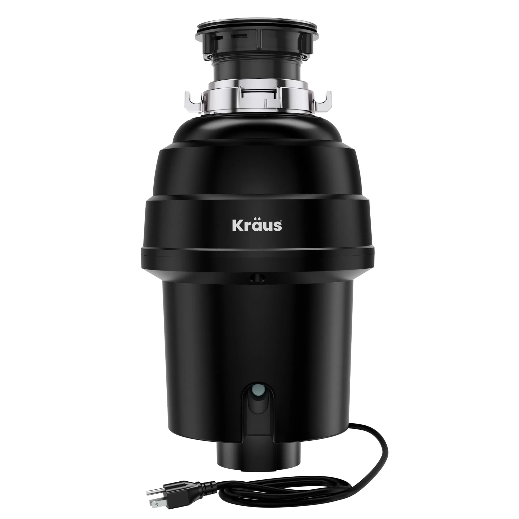 Kraus KWD100-100MBL WasteGuard Corded 1-HP Continuous Feed Noise Insulation Garbage Disposal