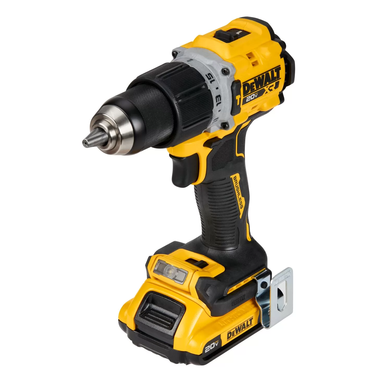 DEWALT 20V MAX XR Brushless Cordless 1/2-in Hammer Drill/Driver Kit - Image 12