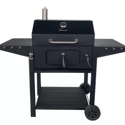 GRILLFEST 23.6-in W Black Charcoal Grill