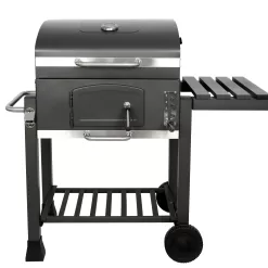 GRILLFEST 24-in W Black Charcoal Grill