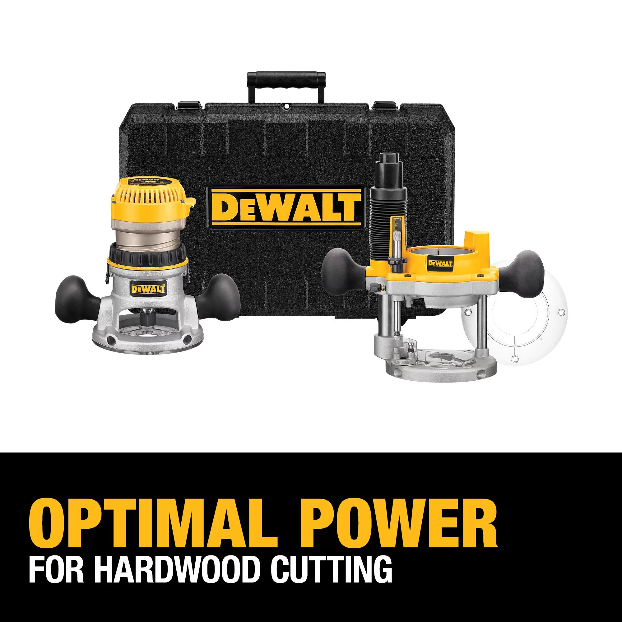DEWALT 1/2-in-Amp 1.75-HP Combo Fixed/Plunge Corded Router Hard Case (Tool Only) - Image 4