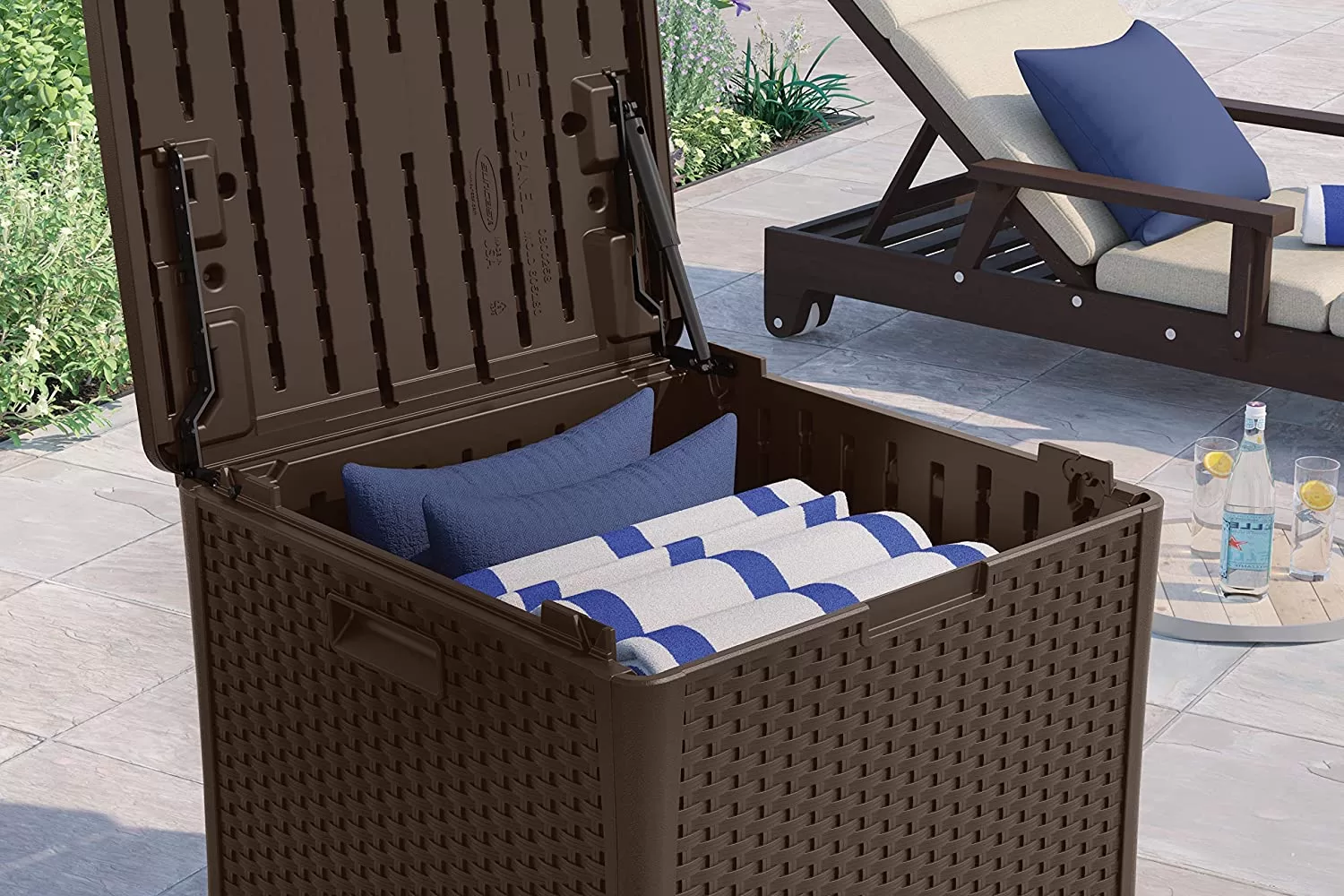 Suncast 60-Gallon Plastic Deck Box - Image 6