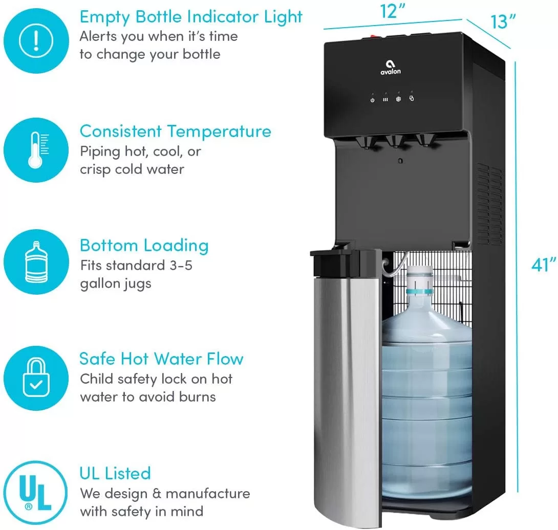 Avalon Bottom-Loading Cold and Hot Water Cooler - Image 5