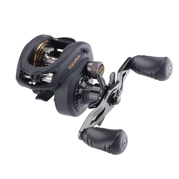 PENN Squall Low Profile Baitcast Reel, Size 300, Left-Hand Position