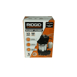 RIDGID 500RSDS 1/2 HP Stainless Steel Dual Suction Sump Pump