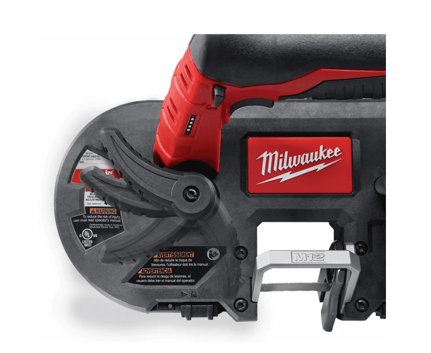 Milwaukee Band Saw 2429-21XC M12 12-Volt Lithium-Ion Cordless Sub-Compact XC Kit with One 3.0h Battery, Charger and Hard Case