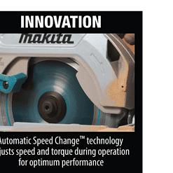 Makita XSH03Z 18-Volt LXT Lithium-Ion Brushless Cordless 6-1/2 in. Circular Saw with Electric Brake and 24T Carbide Blade (Tool-Only)