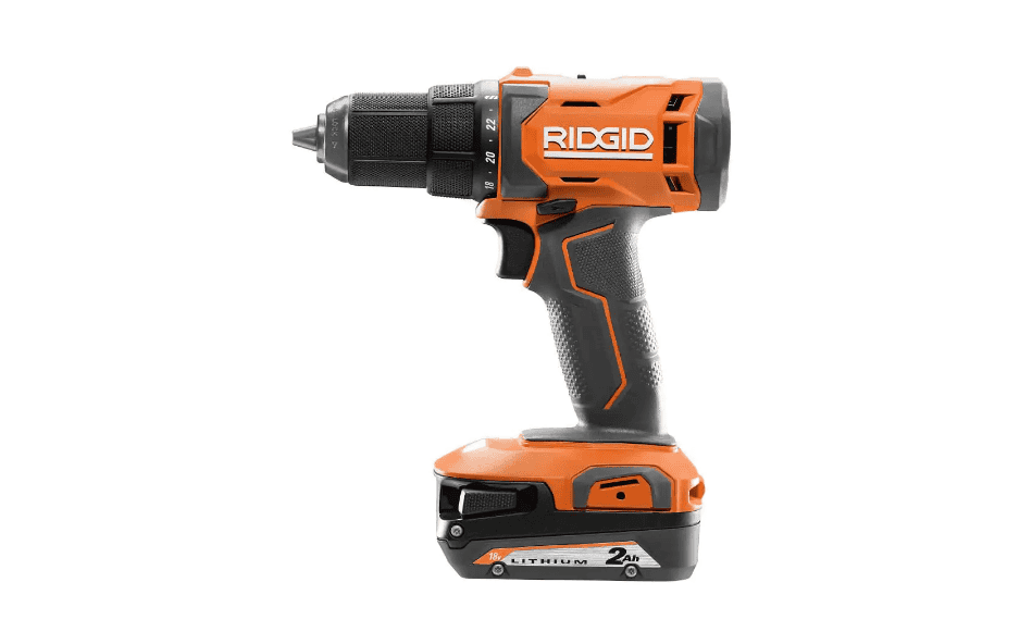 RIDGID R9207 18V Cordless 1/2 in. Drill/Driver and 6-1/2 in. Circular Saw Combo Kit with 2.0 Ah and 4.0 Ah Battery, Charger, and Bag