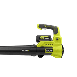 RYOBI RY40480VNM-HDG 40V 110 MPH 525 CFM Cordless Variable-Speed Jet Fan Leaf Blower & 24 in. Hedge Trimmer with 4.0 Ah Battery & Charger
