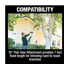 Makita XUX02Z 18V LXT Lithium-Ion Brushless Cordless Couple Shaft Power Head, Tool Only