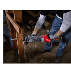 Milwaukee 2621-20-48-11-1837 M18 18V Lithium-Ion Cordless SAWZALL Reciprocating Saw with Two 3.0Ah Batteries
