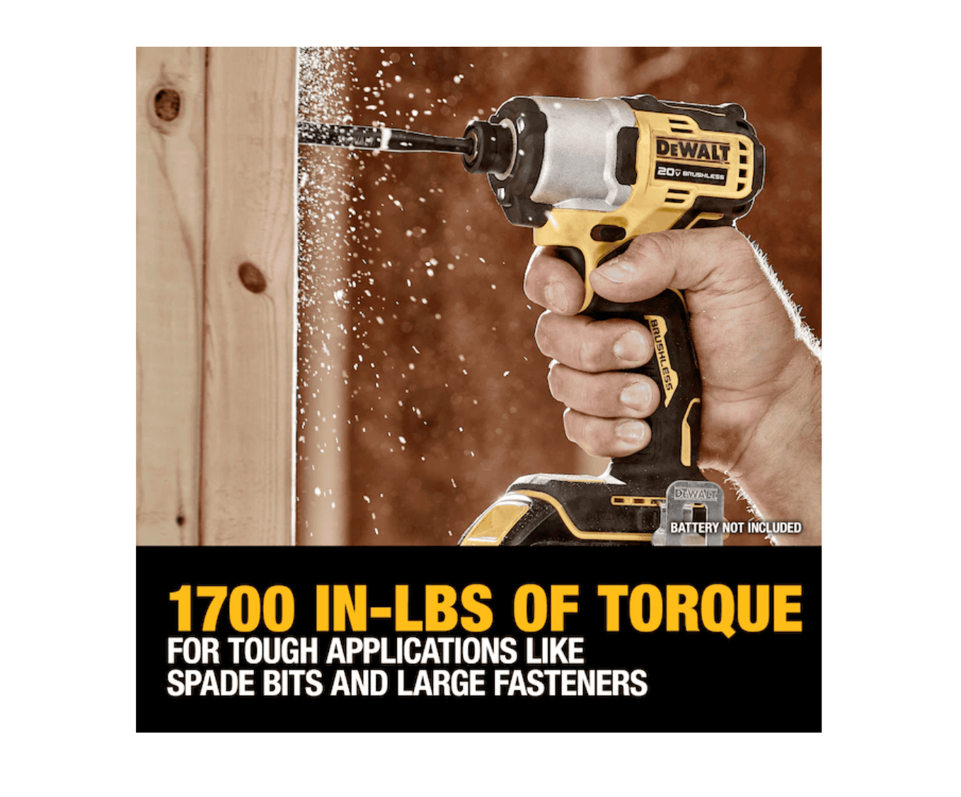 DEWALT DCF840E1 20V 1/4 in IMPACT DRIVER WITH POWERSTACK BATTERY - Image 6