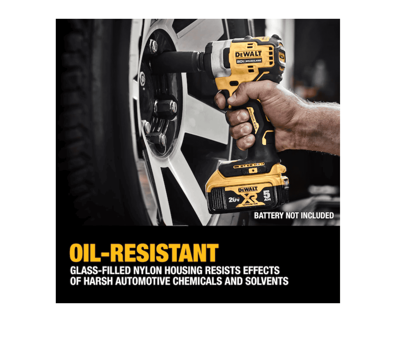 DEWALT DCF911B 20-volt Max Variable Speed Brushless 1/2-in square Drive Cordless Impact Wrench - Image 6