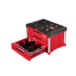 Milwaukee 48-22-8443-8442 PACKOUT 22 in. 3-Drawer and 2-Drawer
