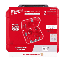 Milwaukee 49-56-9280 BIG HAWG Carbide Hole Saw Kit (7-Piece)
