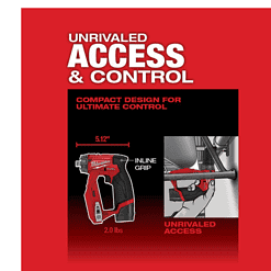 Milwaukee 2505-22-48-11-2420 M12 FUEL 12-Volt Lithium-Ion Brushless Cordless 4-in-1 Installation 3/8 in. Drill Driver Kit W/ Bonus 2.0Ah Battery