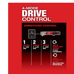 Milwaukee 2564-20 M12 FUEL 12V Lithium-Ion Brushless Cordless 3/8 in. Right Angle Impact Wrench (Tool-Only)