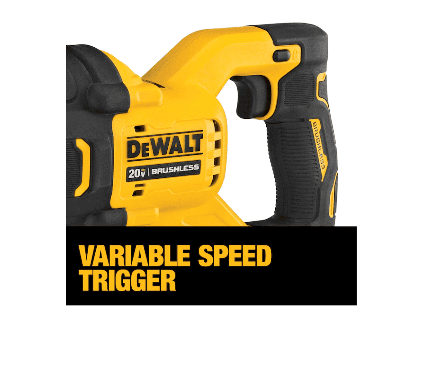 DEWALT Reciprocating Saw DCS368W1 XR POWER DETECT 20-volt Max Variable Speed Brushless Cordless (Charger Included and Battery Included) - Image 6
