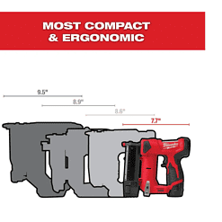 Milwaukee 2540-20 M12 12-Volt 23-Gauge Lithium-Ion Cordless Pin Nailer (Tool-Only)