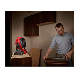 Milwaukee 2663-20-0886-20 M18 18V Lithium-Ion Cordless 1/2 in. Impact Wrench, Friction Ring with M18 Jobsite Fan