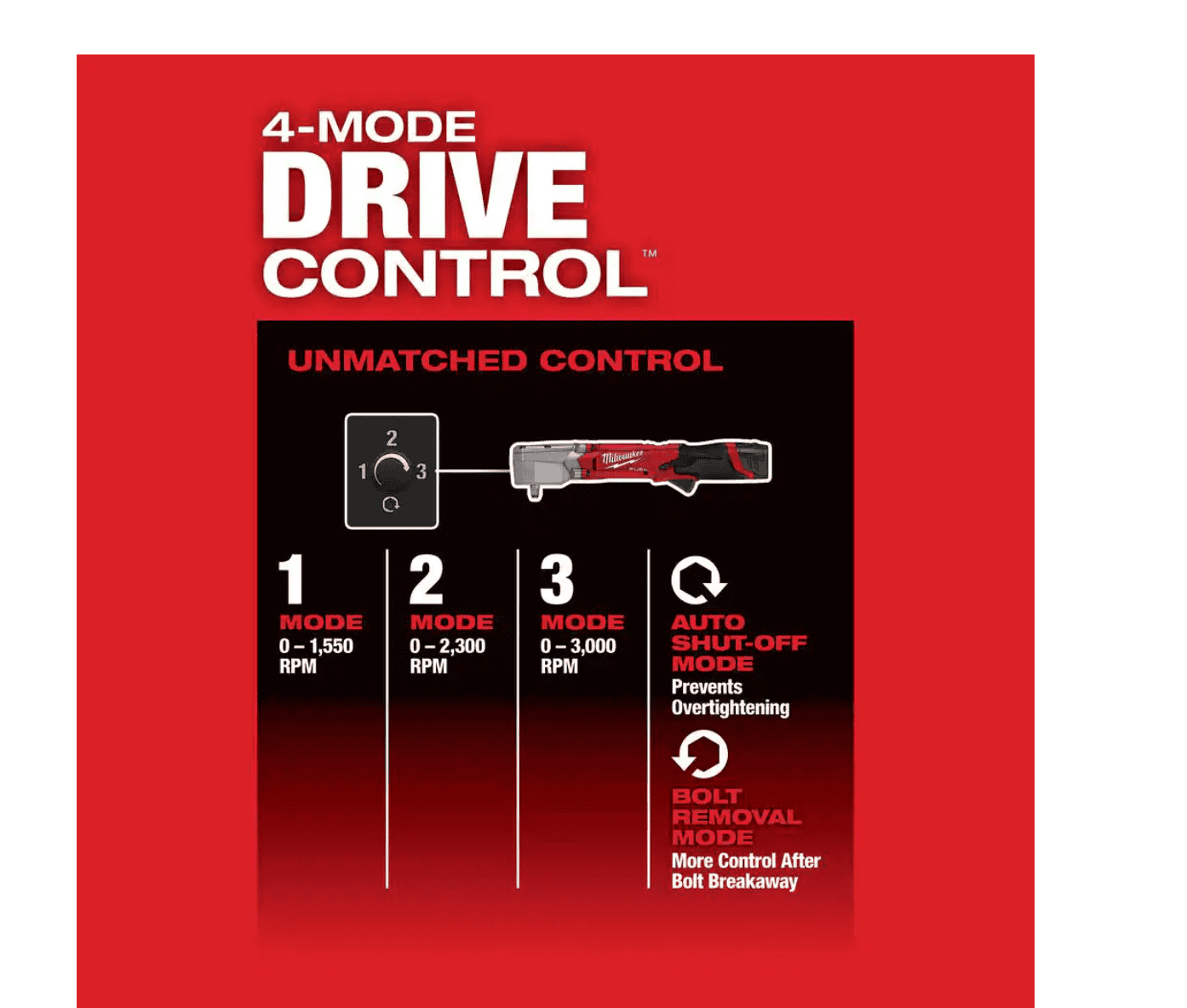 Milwaukee 2564-20-2565-20 M12 FUEL 12V Lithium-Ion Brushless Cordless 3/8 in. and 1/2 in. Right Angle Impact Wrenches Set (2-Tool)