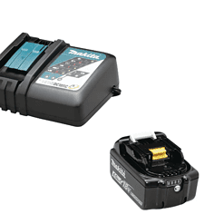 Makita BL1840BDC1 18-Volt LXT Lithium-Ion High Capacity Battery Pack 4.0Ah with Fuel Gauge and Charger Starter Kit