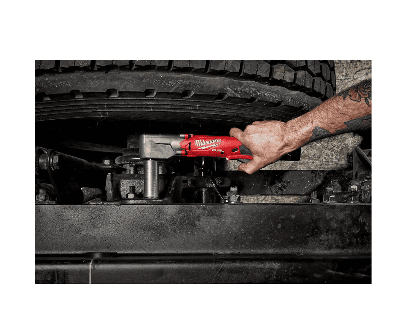 Milwaukee 2564-22-2565-20 M12 FUEL 12V Lithium-Ion Brushless Cordless 3/8 in. and 1/2 in. Right Angle Impact Wrench Kit (2-Tool)