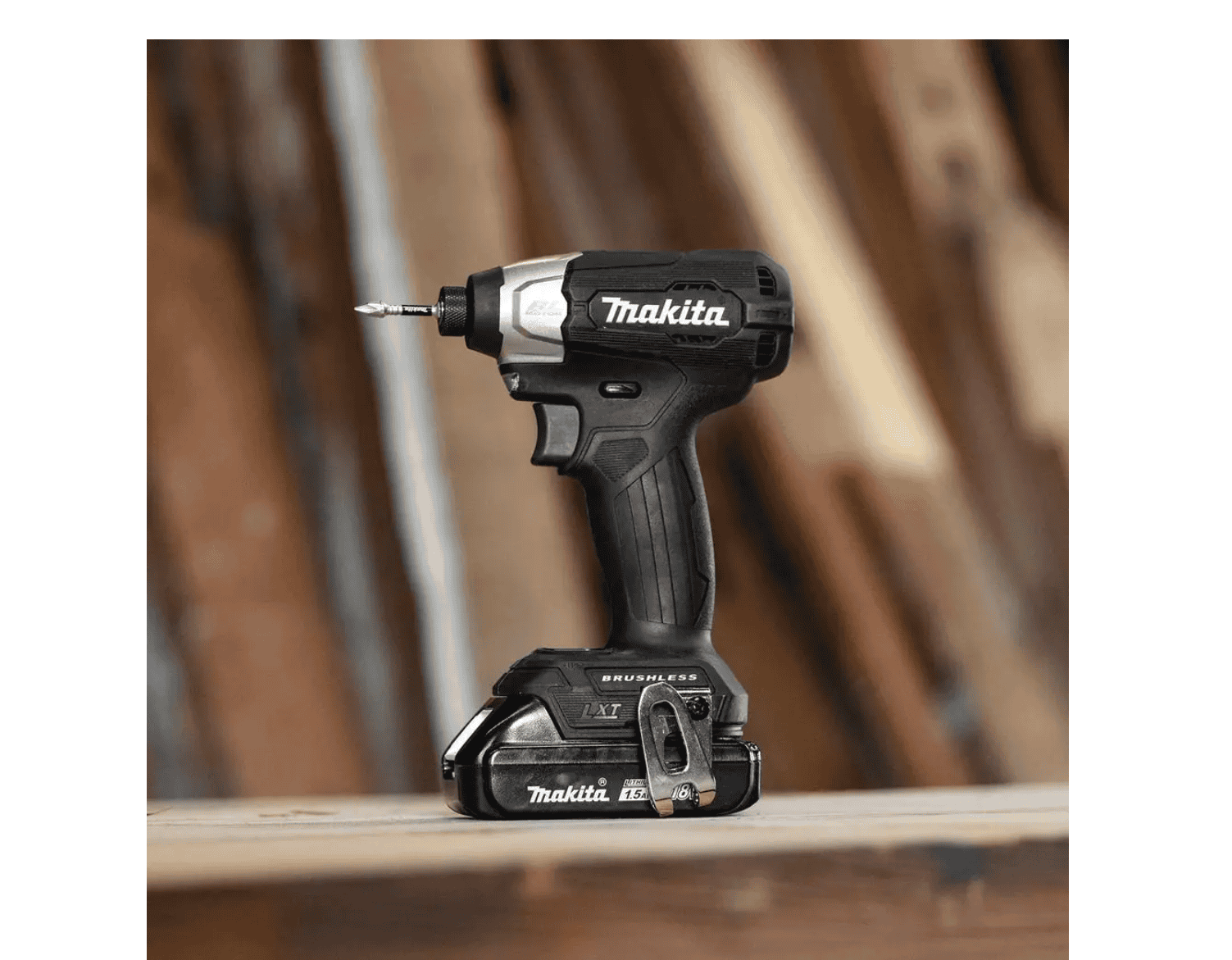 Makita CX203SYB 18V LXT Sub-Compact Lithium-Ion Brushless Cordless 2-piece Combo Kit (Driver-Drill/Impact Driver) 1.5Ah