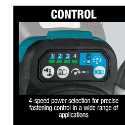Makita XWT18Z 18V LXT Lithium-Ion Brushless Cordless 4-Speed Mid-Torque 1/2 in. Impact Wrench w/ Detent Anvil (Tool Only)