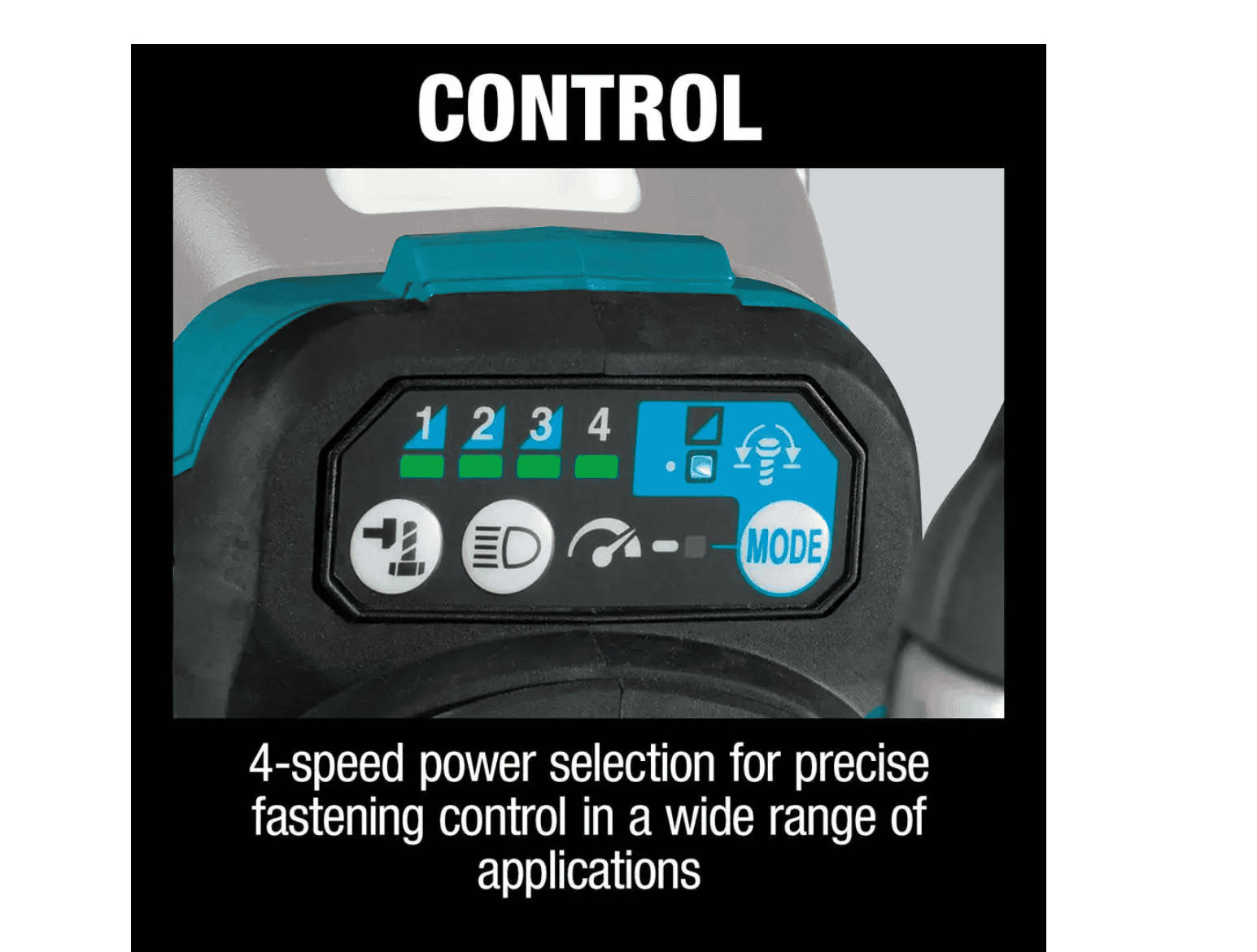 Makita XWT18Z 18V LXT Lithium-Ion Brushless Cordless 4-Speed Mid-Torque 1/2 in. Impact Wrench w/ Detent Anvil (Tool Only)
