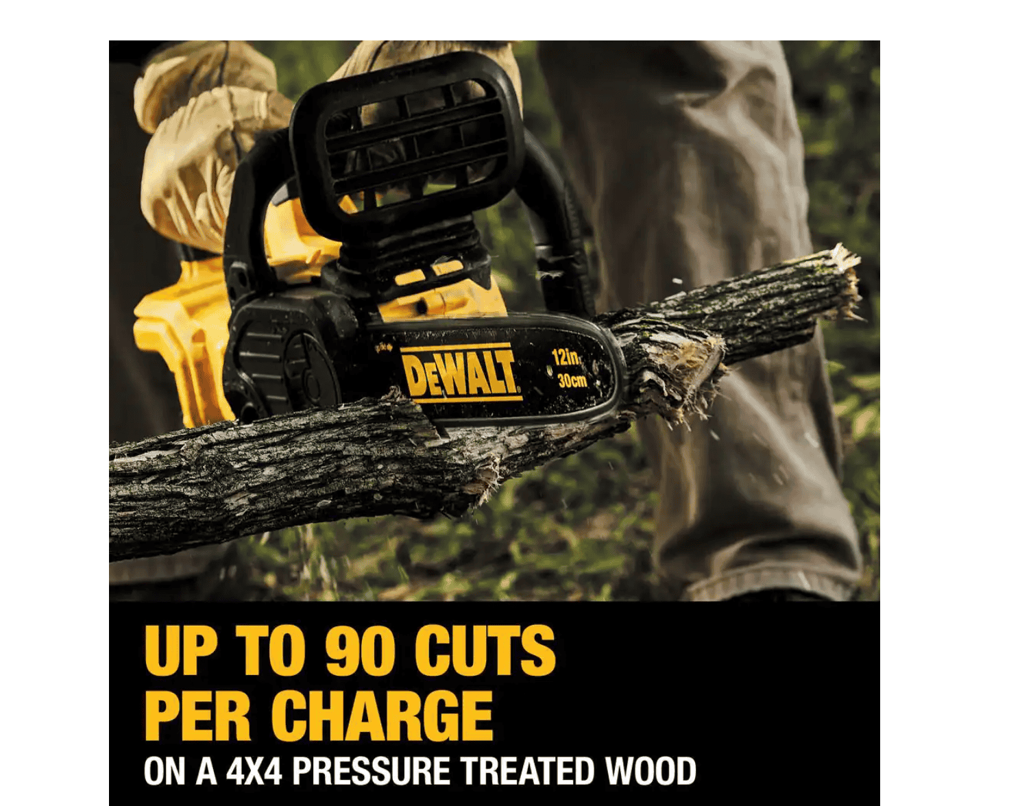 DEWALT DCCS620B 20V MAX 12in. Brushless Cordless Battery Powered Chainsaw, Tool Only