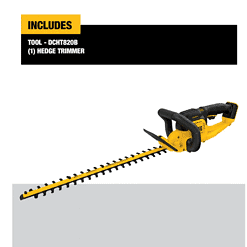 DEWALT DCHT820B 20V MAX Cordless Battery Powered Hedge Trimmer (Tool Only)